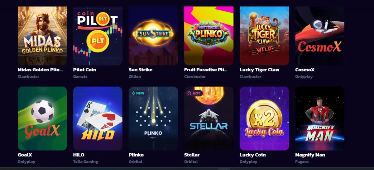 21Bit Casino game selection Australia
