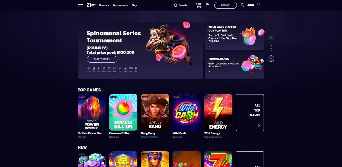 21Bit Casino online games Australia